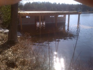 Gravenhurst Dock & Boathouse-April 24, 2013